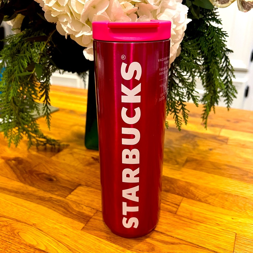 Starbucks Red Metal Tumbler Holiday (2023)